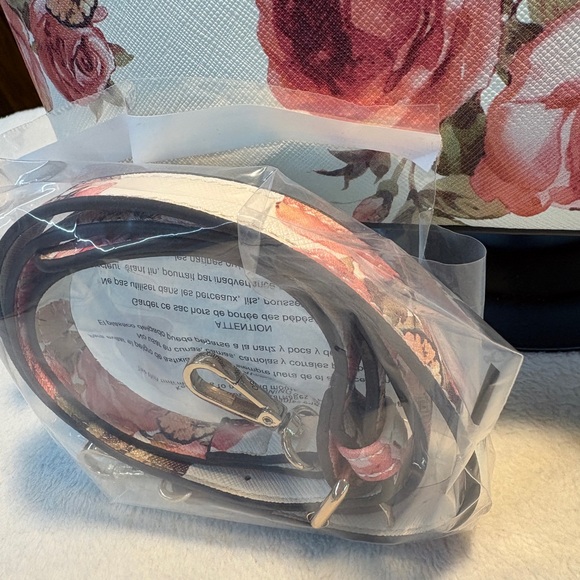 Aldo Floral Shoulder Bag w/Crossbody Strap NWOT - Picture 2 of 9